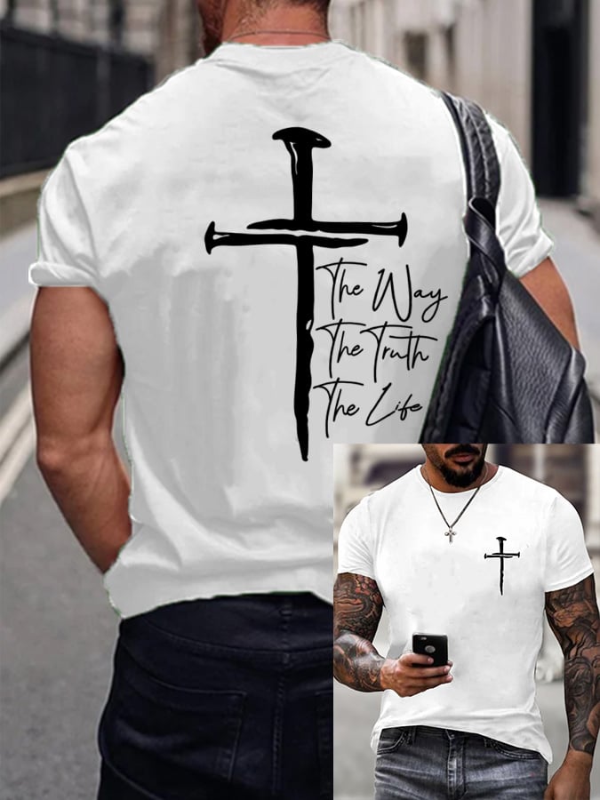 Men's The Way The Truth The Life Print T-Shirt