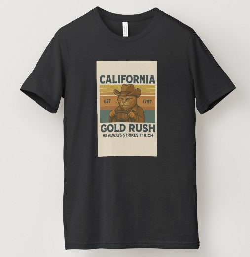 California Gold Rush  Unisex Premium Exclusive Design T-Shirt