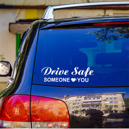 Drive Safe Car Mirror Decal Crystal Label Stickers For Your Love