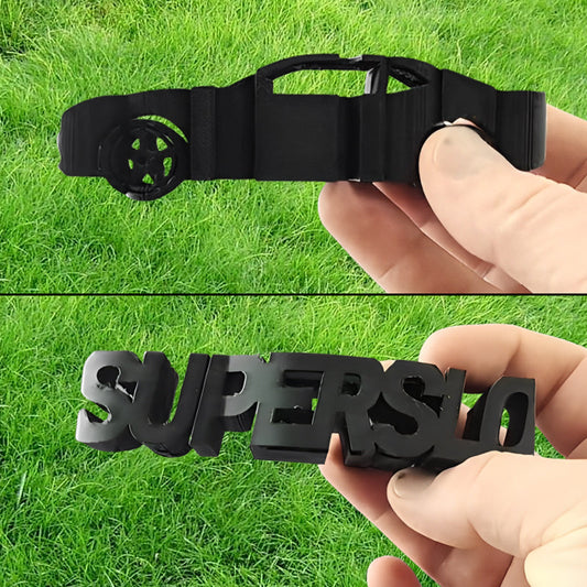 3D Car Flip Art Model, 3D Printed Two Face Model