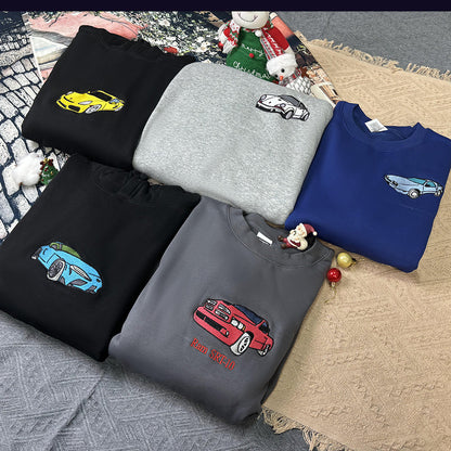 Klamay™ Plus Velvet Style-Customized Car Craft Sweatshirt/Hoodies, Car Enthusiast Gifts