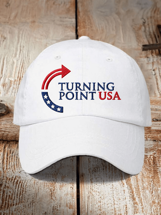 Retro Turning Point Print Baseball Cap