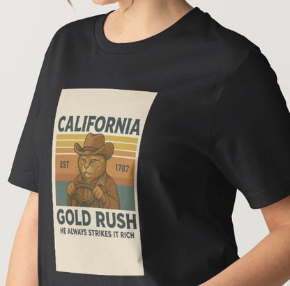 California Gold Rush  Unisex Premium Exclusive Design T-Shirt