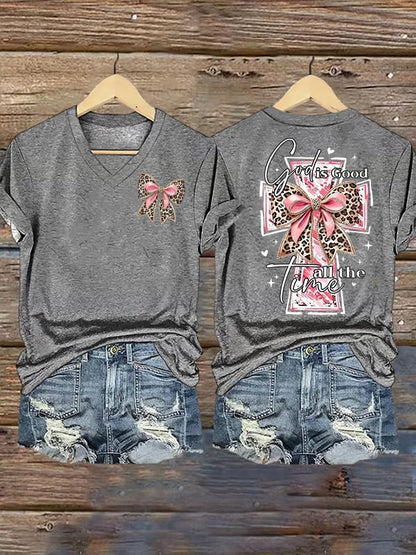 Women's  God is Good' Print T-Shirt