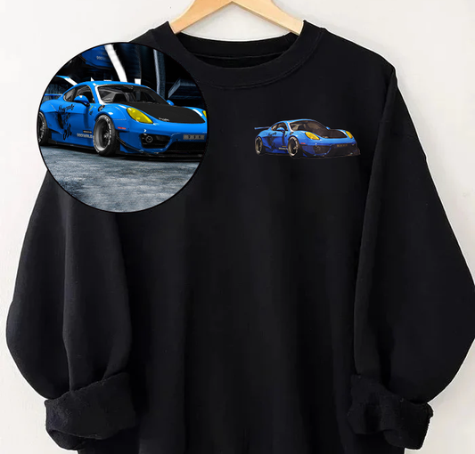 Customized Car Heat Transfer Sweatshirt,Car Lover Gifts