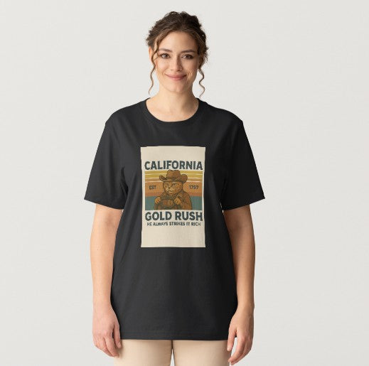 California Gold Rush  Unisex Premium Exclusive Design T-Shirt