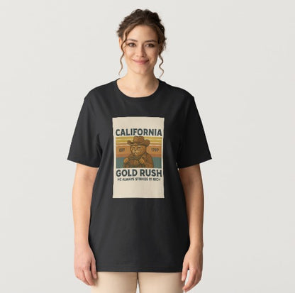 California Gold Rush  Unisex Premium Exclusive Design T-Shirt