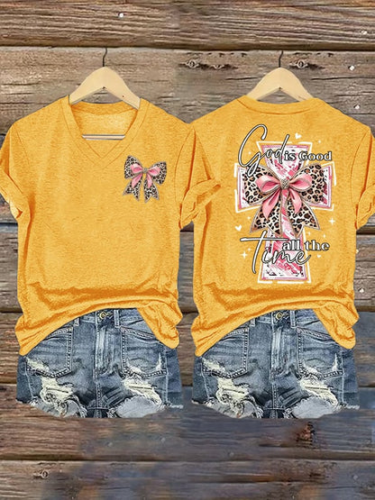 Women's  God is Good' Print T-Shirt