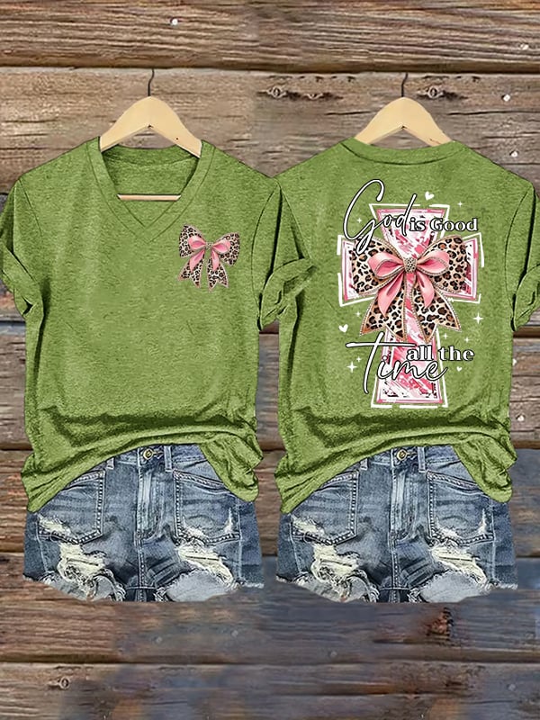 Women's  God is Good' Print T-Shirt