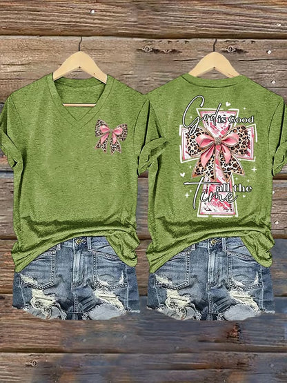 Women's  God is Good' Print T-Shirt