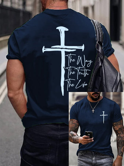 Men's The Way The Truth The Life Print T-Shirt