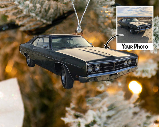 Personalized Car Photo Ornament For Christmas