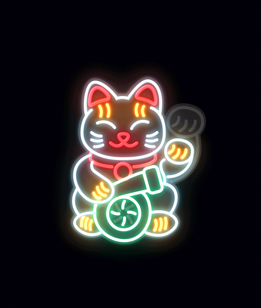*NEW* Turbo Cat - LED Sticker